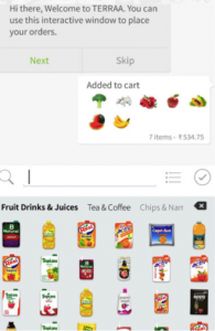 Shopping App mit Emojis